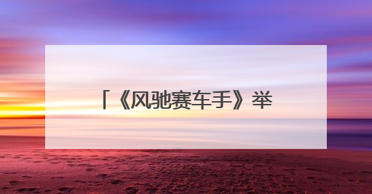 《风驰赛车手》举办私享看片会 酷酷综打响体综突围战