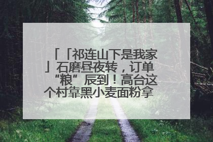 「祁连山下是我家」石磨昼夜转，订单“粮”辰到！高台这个村靠黑小麦面粉拿下成立来最大订单
