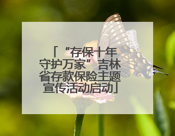 “存保十年 守护万家”吉林省存款保险主题宣传活动启动
