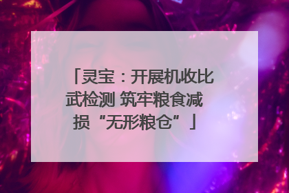 灵宝：开展机收比武检测 筑牢粮食减损“无形粮仓”