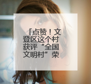 点赞！文登区这个村获评“全国文明村”荣誉称号
