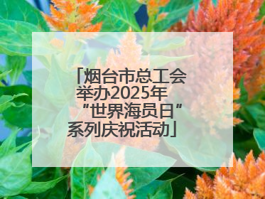 烟台市总工会举办2025年“世界海员日”系列庆祝活动