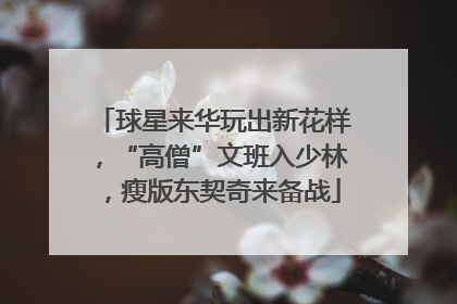 球星来华玩出新花样，“高僧”文班入少林，瘦版东契奇来备战