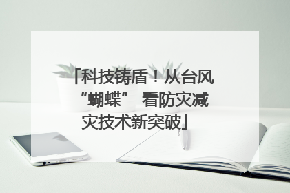 科技铸盾！从台风“蝴蝶” 看防灾减灾技术新突破