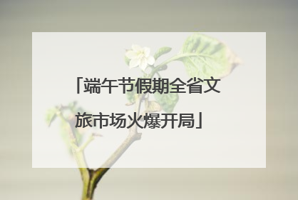 端午节假期全省文旅市场火爆开局