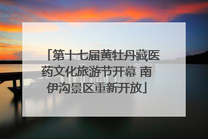 第十七届黄牡丹藏医药文化旅游节开幕 南伊沟景区重新开放