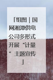 组图｜国网湘潭供电公司多形式开展“计量”主题宣传
