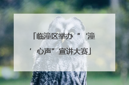 临潼区举办“‘潼’心声”宣讲大赛