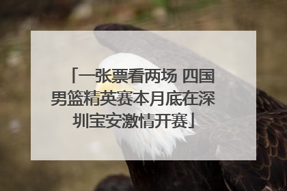 一张票看两场 四国男篮精英赛本月底在深圳宝安激情开赛