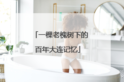 一棵老槐树下的百年大连记忆