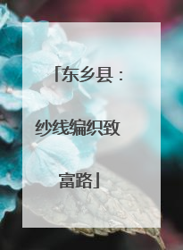 东乡县：纱线编织致富路