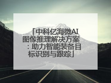 中科亿海微AI图像推理解决方案：助力智能装备目标识别与跟踪