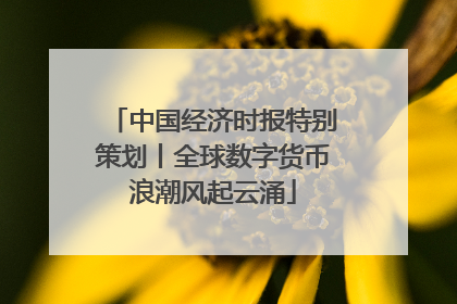 中国经济时报特别策划丨全球数字货币浪潮风起云涌