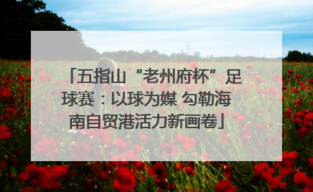 五指山“老州府杯”足球赛：以球为媒 勾勒海南自贸港活力新画卷