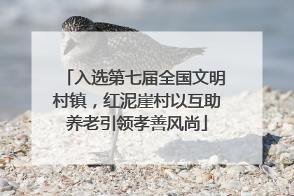 入选第七届全国文明村镇，红泥崖村以互助养老引领孝善风尚