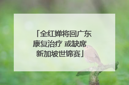 全红婵将回广东康复治疗 或缺席新加坡世锦赛