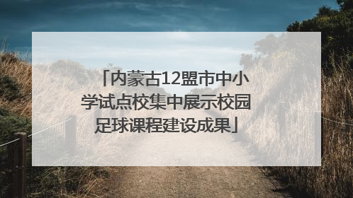 内蒙古12盟市中小学试点校集中展示校园足球课程建设成果