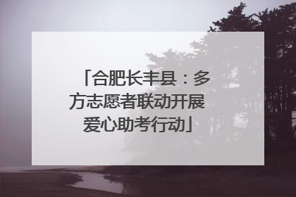 合肥长丰县：多方志愿者联动开展爱心助考行动