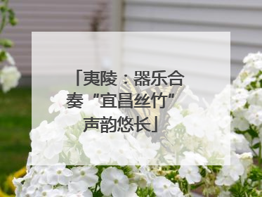 夷陵：器乐合奏“宜昌丝竹”声韵悠长