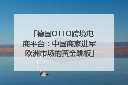 德国OTTO跨境电商平台：中国商家进军欧洲市场的黄金跳板