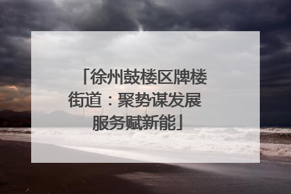 徐州鼓楼区牌楼街道：聚势谋发展 服务赋新能