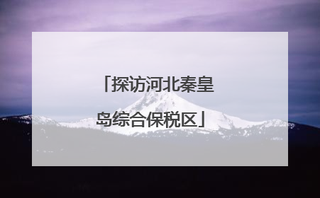 探访河北秦皇岛综合保税区