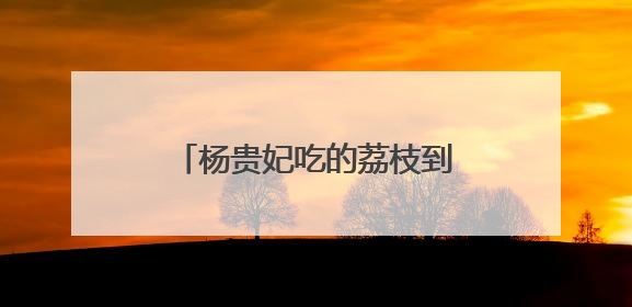 杨贵妃吃的荔枝到底是哪里的？怎么走的“快递”？