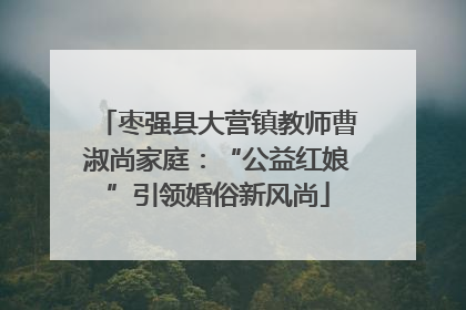 枣强县大营镇教师曹淑尚家庭：“公益红娘”引领婚俗新风尚