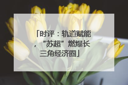 时评：轨道赋能，“苏超”燃爆长三角经济圈