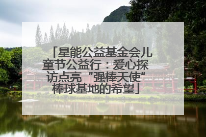 星能公益基金会儿童节公益行：爱心探访点亮“强棒天使”棒球基地的希望