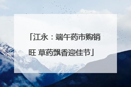 江永：端午药市购销旺 草药飘香迎佳节