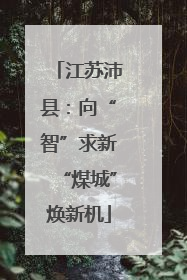 江苏沛县：向“智”求新“煤城”焕新机