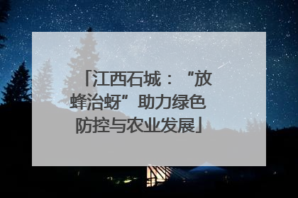 江西石城：“放蜂治蚜”助力绿色防控与农业发展