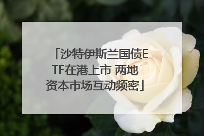 沙特伊斯兰国债ETF在港上市 两地资本市场互动频密