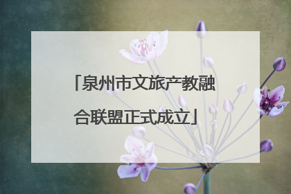 泉州市文旅产教融合联盟正式成立