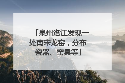 泉州洛江发现一处南宋龙窑，分布瓷器、窑具等