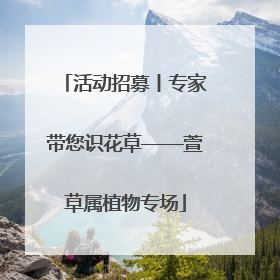 活动招募丨专家带您识花草——萱草属植物专场