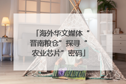 海外华文媒体“晋南粮仓”探寻“农业芯片”密码