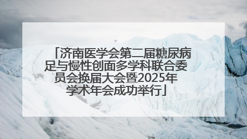 济南医学会第二届糖尿病足与慢性创面多学科联合委员会换届大会暨2025年学术年会成功举行