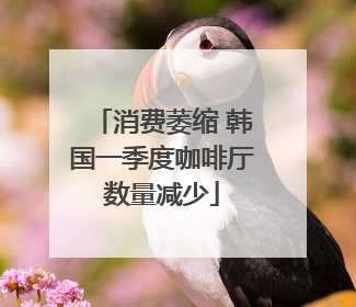 消费萎缩 韩国一季度咖啡厅数量减少