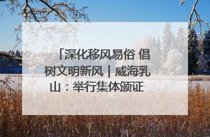 深化移风易俗 倡树文明新风｜威海乳山：举行集体颁证 倡导文明婚俗