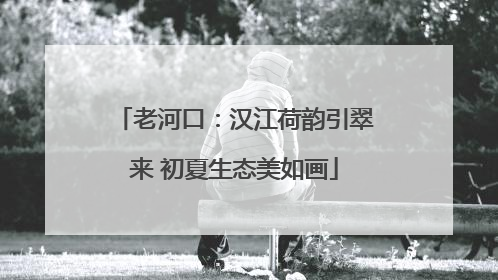 老河口：汉江荷韵引翠来 初夏生态美如画