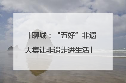 聊城：“五好”非遗大集让非遗走进生活