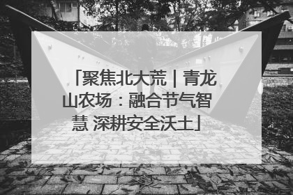 聚焦北大荒｜青龙山农场：融合节气智慧 深耕安全沃土
