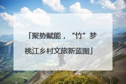 聚势赋能，“竹”梦桃江乡村文旅新蓝图