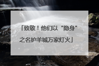 致敬！他们以“隐身”之名护羊城万家灯火