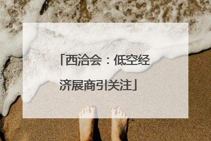 西洽会：低空经济展商引关注