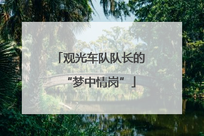 观光车队队长的“梦中情岗”