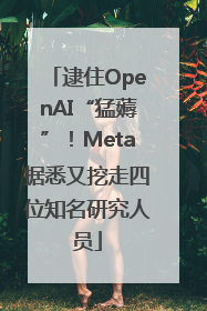 逮住OpenAI“猛薅”！Meta据悉又挖走四位知名研究人员