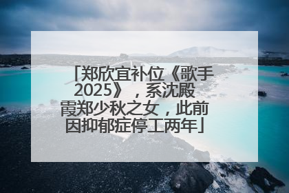 郑欣宜补位《歌手2025》，系沈殿霞郑少秋之女，此前因抑郁症停工两年